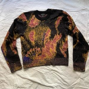 Gorgeous Rag & Bone Sweater metallic holiday black and gold size S/P